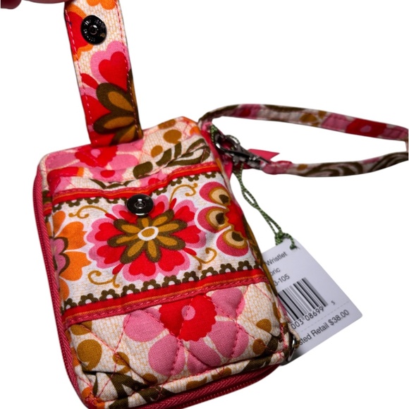 NEW Vera Bradley Folkloric Wristlet Wallet Sunglass Case Floral Retired Gift Set - Picture 8 of 13
